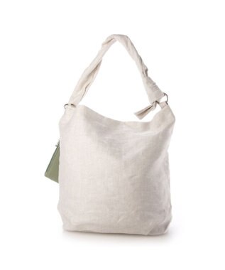 LA BAGAGERIE サイドノット リネンショルダー Mサイズ ナチュラル