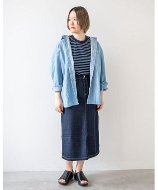 caqu work shirts ゆったりシルエットなワークシャツ 7years