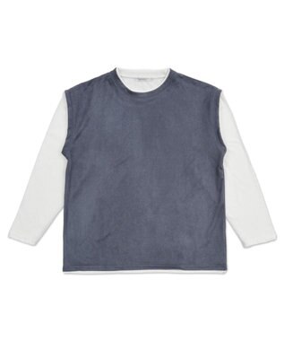 WEGO フェイクスウェードベストT（LS） Dブルー