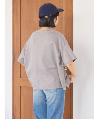 AMERICAN HOLIC カフタン５分袖カットプルオーバー Gray