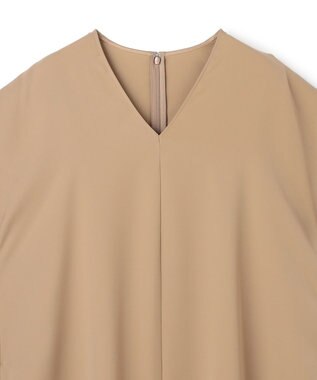 BEIGE， VIRGILE / Vネックリラックスワンピース Mocha
