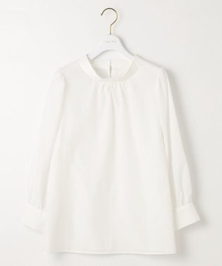 ANY SIS S 【洗える】フェイクパールストライプ ブラウス オフホワイト