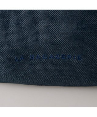 LA BAGAGERIE サイドノット リネンショルダー Mサイズ ネイビー