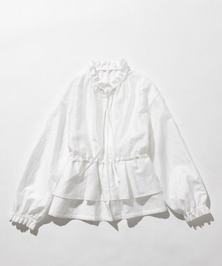 組曲 S 【洗える・シワになりにくい】シアーブルゾン アイボリー系