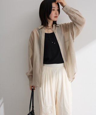 Green Parks バックツイストシアーシャツ