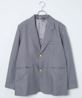 WEGO 【SCHOOLITEM】メンズスクールブレザー グレー