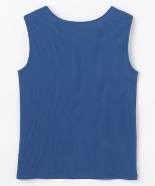 ANY L 【2SET】ツインセットヘンリーネックタンクトップ ブルー×グレー
