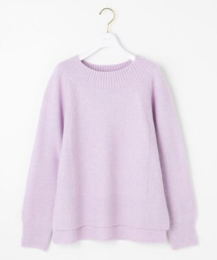 ANY SIS ボートネックAir ニット ラベンダー