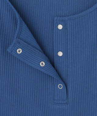 ANY L 【2SET】ツインセットヘンリーネックタンクトップ ブルー×グレー