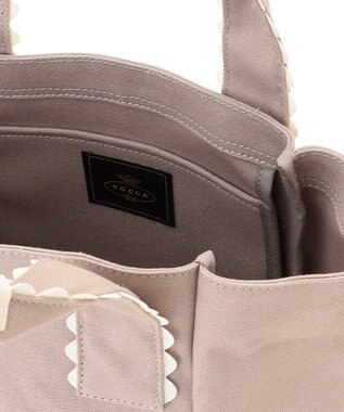 TOCCA 【WEB＆一部店舗限定】WAVES HANDLE TOTE トートバッグ ベージュ系