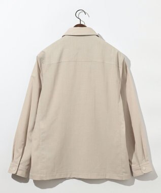 JOSEPH ABBOUD 【洗える・麻混】クールリネン シャツ ベージュ系