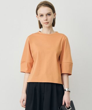 ICB L シャツジーナプレーディング ランタンスリーブカットソー