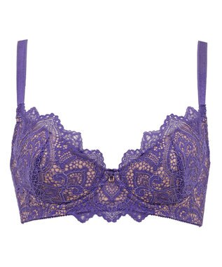 BRADELIS New York 【BRADELIS New York / 育乳補整ブラ・STEP1 集める】ウェンディバックスムーズステップ1ブラ23A2 脇高設計で背中スッキリ ヴァイオレット