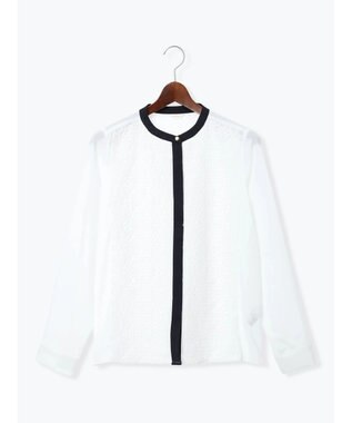 Te chichi 【WEB限定カラーあり】フロントレースブラウス オフホワイト