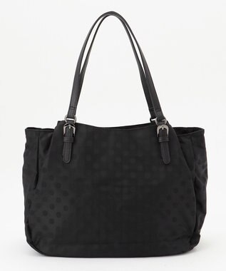 Y'SACCS 【Y’SACCS vous et】ドットジャカード マルチウェイトート Mサイズ ブラック