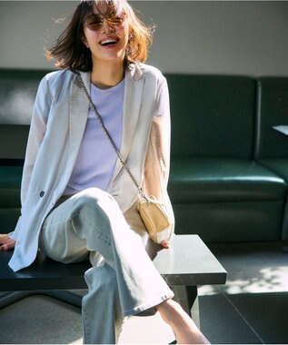 ICB 【接触冷感・速乾・洗える】 リヨセルシアー ジャケット トープ系