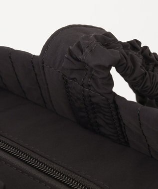 Y'SACCS 【Y’SACCS vous et】ギャザーハンドル2WAYヌビバッグ ブラック