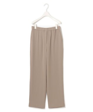 ICB L 【WEB限定カラーあり・洗える】 ライトダブルクロス ストレートパンツ ライトモカ系