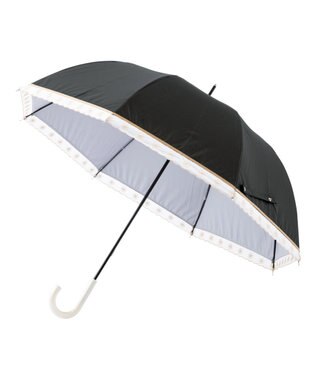 MOONBAT estaa 晴雨兼用 長傘 オーガンジーマーガレット 日傘 遮光 遮熱 UV