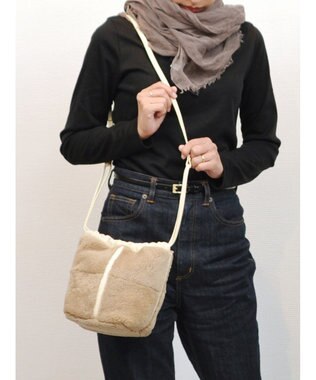 UNBILLION perche サスティナブルムートン2wayドロストバッグ