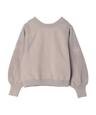 Green Parks ・ｆｕｒｒｙ　ｒａｔｅ２ｗａｙかる~いニットカーデ Light Gray