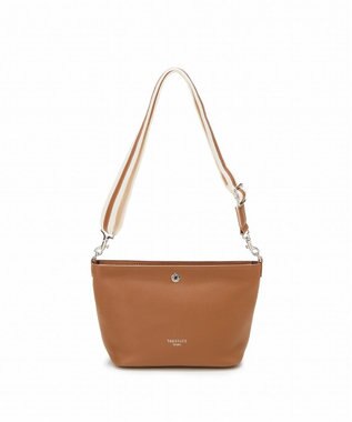 TOPKAPI 【TREASURE TOPKAPI】ソフトシュリンク テープ コンビ レザー ミニショルダーバッグ ブラウン