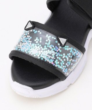 ANY KIDS シャラシャラ厚底ニャンダル ブラック