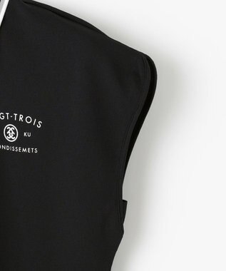 23区GOLF 【WOMEN】遮熱エイトムーブポロ　フレンチスリーブ ブラック系