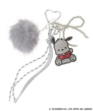 Green Parks キラキラファーチャーム Gray