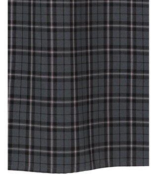 earth music&ecology チェックナロースカート Check Gray