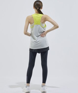 CW-X 【UNISEX】 CW-X ランニングボトムス メッシュ素材 風通りがよい スポーツウェア 2分丈 ユニセックス DHR362 /ワコール ブラック