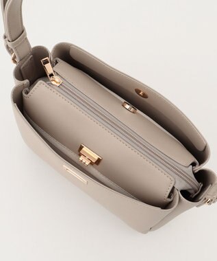 ANY 【たっぷり収納】メニーポケットショルダーバッグ グレージュ