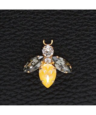 A.D.M.J. 【牛革】アノニマス/A4サイズ対応クリスタルビー付ボストン34cm ブラック