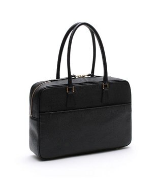 A.D.M.J. 【牛革】アノニマス/A4サイズ対応クリスタルビー付ボストン34cm ブラック