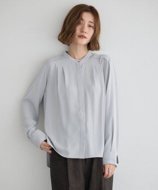 YECCA VECCA 2wayレース襟ブラウス Off White