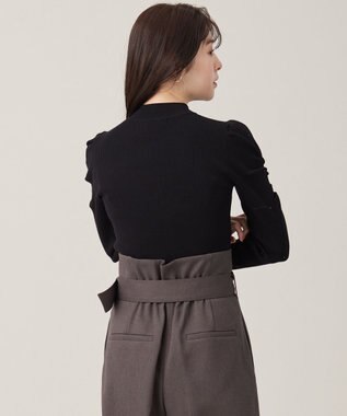 ANY SIS 【洗える】ビジュー プルオーバー ブラック