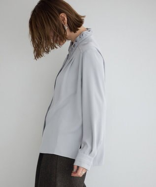 YECCA VECCA 2wayレース襟ブラウス Off White