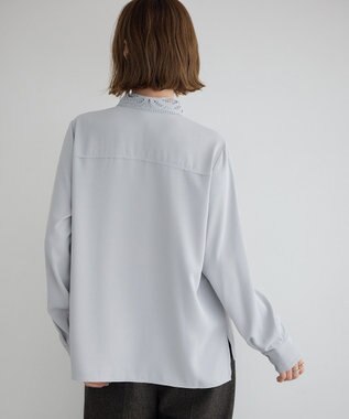 YECCA VECCA 2wayレース襟ブラウス Off White