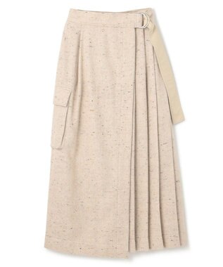 uncrave ネップツイード スカート（uncrave WHITE） ネップベージュ