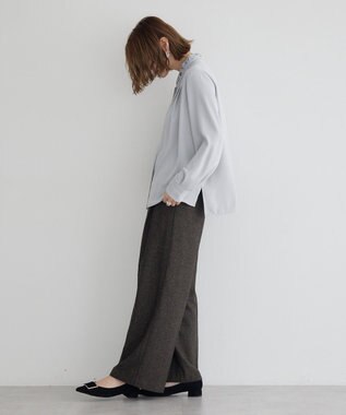 YECCA VECCA 2wayレース襟ブラウス Off White