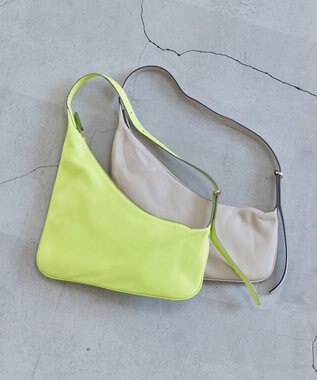 23区 ORSETTO 変形 ショルダー バッグ ライトグリーン系