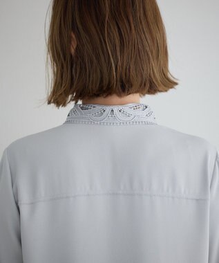 YECCA VECCA 2wayレース襟ブラウス Off White