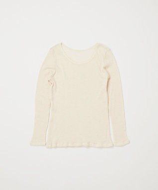 TOQUE 〈大草直子さんアドバイザー〉ロイヤルベビーアルパカ針抜きスムスインナートップス オフ