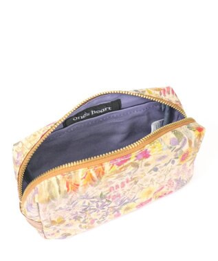 Regalo Felice 【リバティ柄 / 撥水加工】ポーチ / REGALO IV(アイボリー)