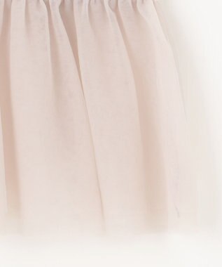 組曲 チュールレイヤード タンク ライトグレー系