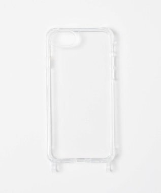 WEGO ストラップホール付きクリアiphoneケース 柄4