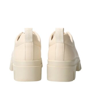 INTER-CHAUSSURES 【BUSSOLA】厚底スリッポンシューズ ライトベージュ