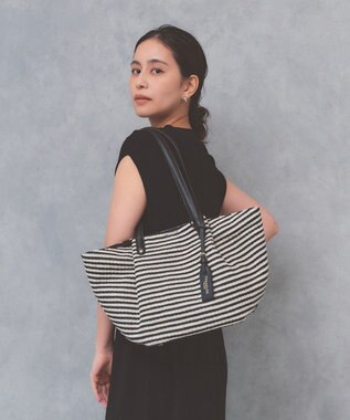 TOPKAPI 【TREASURE TOPKAPI】ロングハンドル タック カゴバッグ