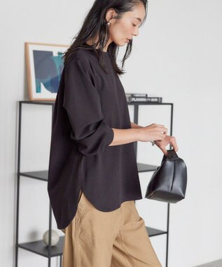 AMERICAN HOLIC バックタックロングプルオーバー Black