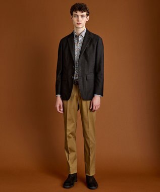 JOSEPH ABBOUD 【リバティー柄】プリントシャツ サックスブルー系6